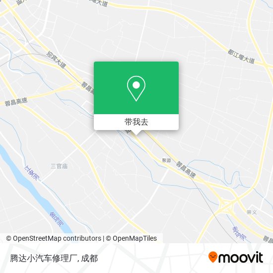 腾达小汽车修理厂地图