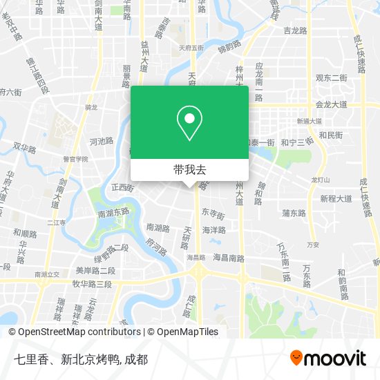 七里香、新北京烤鸭地图