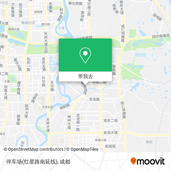 停车场(红星路南延线)地图