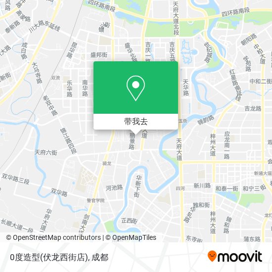 0度造型(伏龙西街店)地图