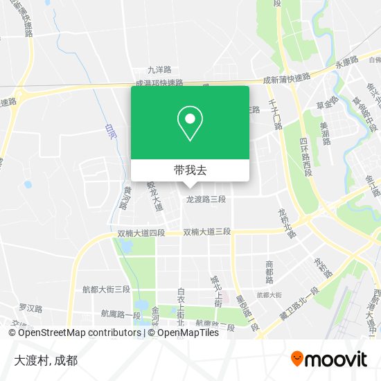 大渡村地图