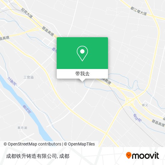 成都铁升铸造有限公司地图