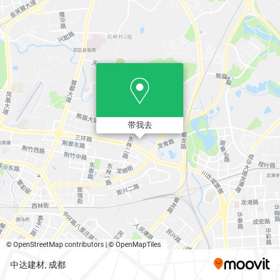 中达建材地图