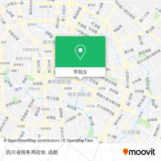 四川省税务局宿舍地图