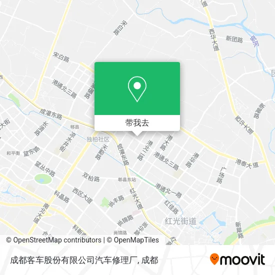 成都客车股份有限公司汽车修理厂地图