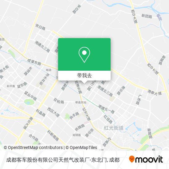 成都客车股份有限公司天然气改装厂-东北门地图