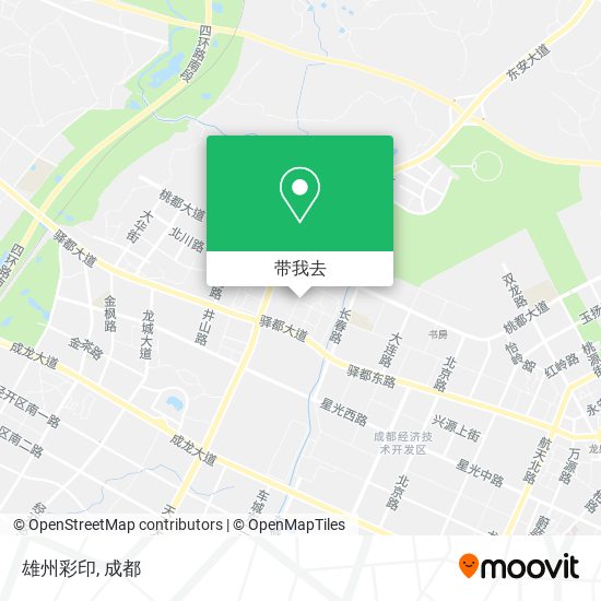雄州彩印地图