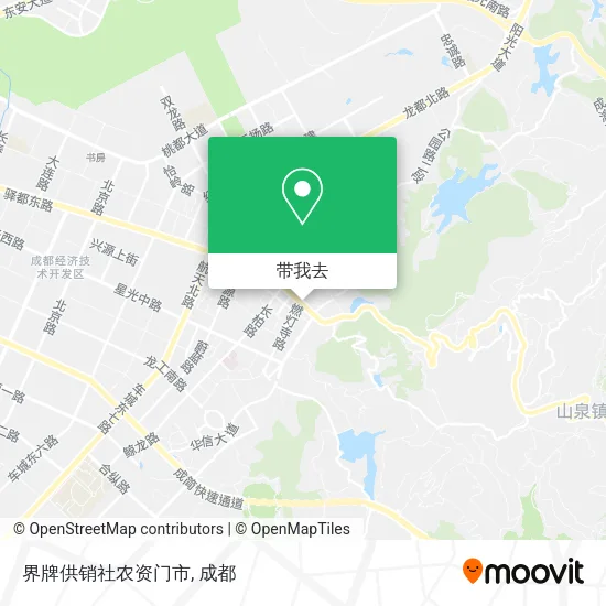 界牌供销社农资门市地图