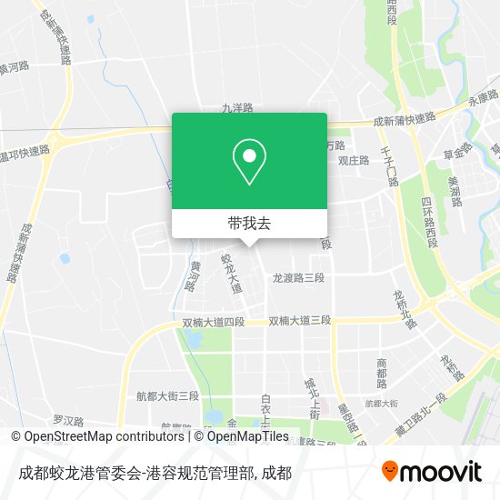 成都蛟龙港管委会-港容规范管理部地图