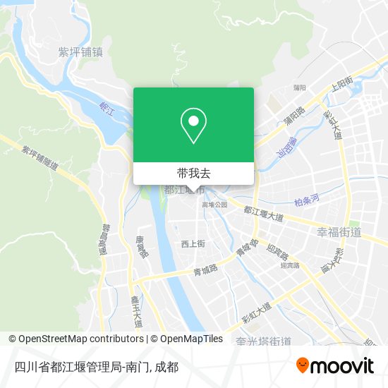 四川省都江堰管理局-南门地图