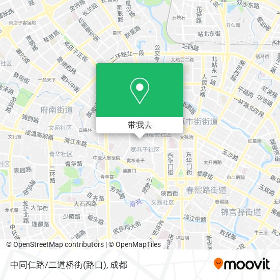 中同仁路/二道桥街(路口)地图