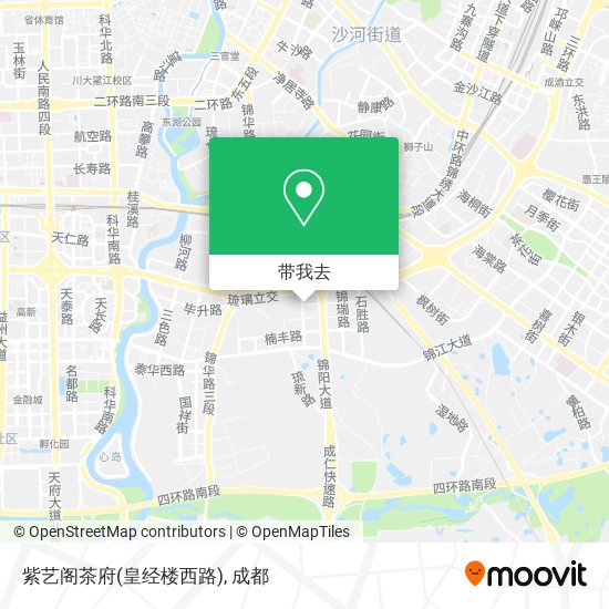 紫艺阁茶府(皇经楼西路)地图