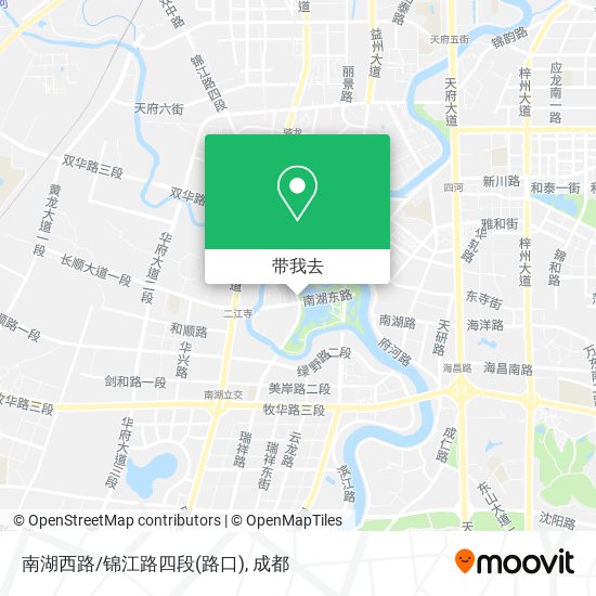 南湖西路/锦江路四段(路口)地图