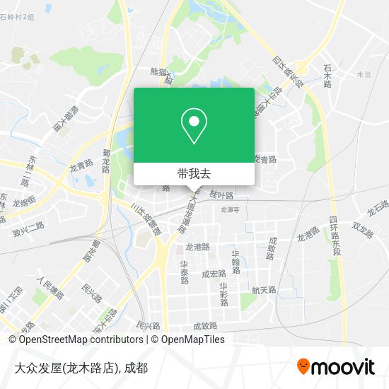 大众发屋(龙木路店)地图