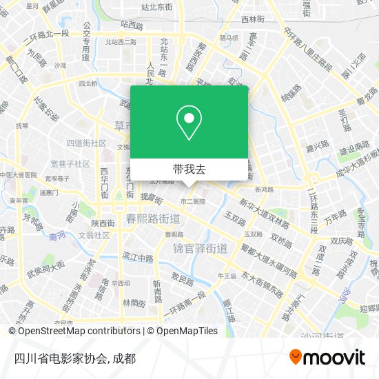 四川省电影家协会地图