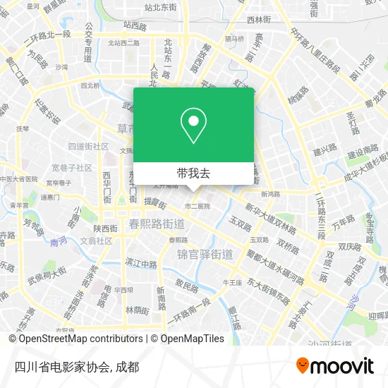 四川省电影家协会地图