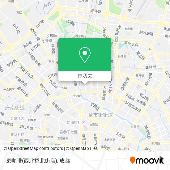 磨咖啡(西北桥北街店)地图