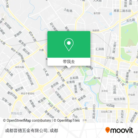 成都晋德五金有限公司地图