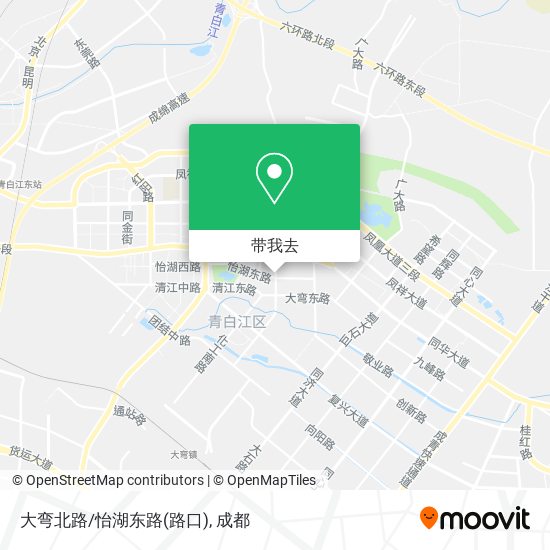 大弯北路/怡湖东路(路口)地图