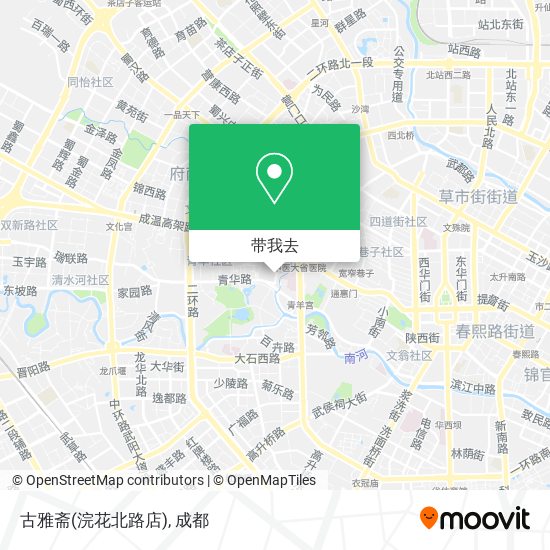 古雅斋(浣花北路店)地图