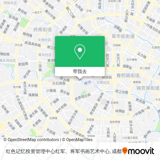 红色记忆投资管理中心红军、将军书画艺术中心地图