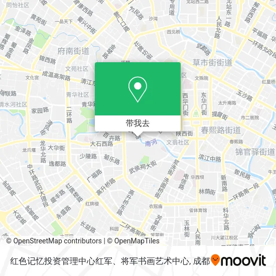 红色记忆投资管理中心红军、将军书画艺术中心地图