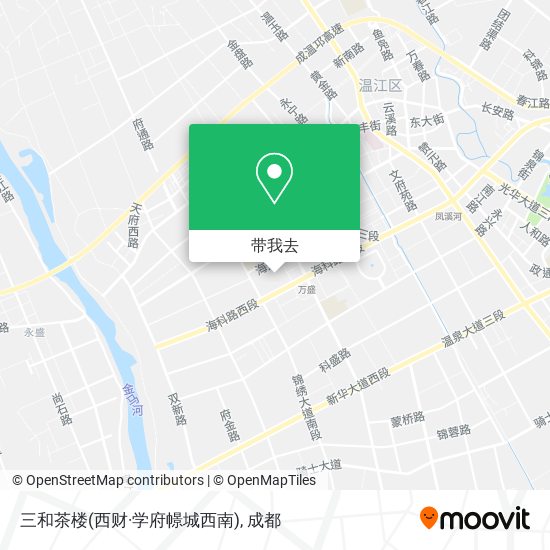三和茶楼(西财·学府幜城西南)地图