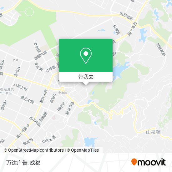 万达广告地图