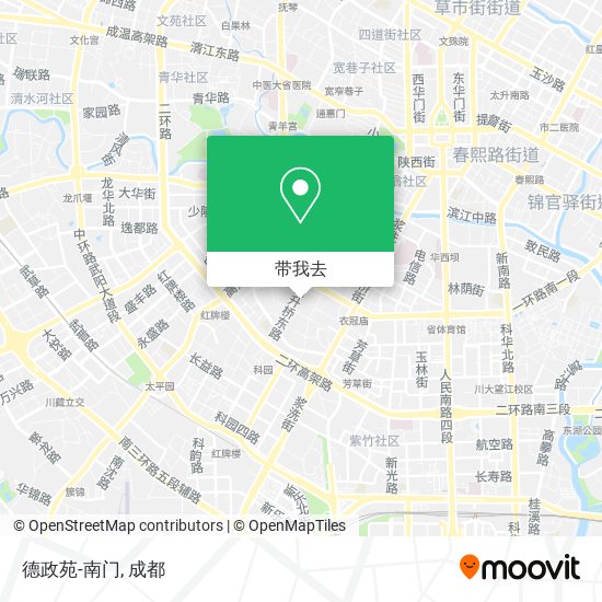 德政苑-南门地图