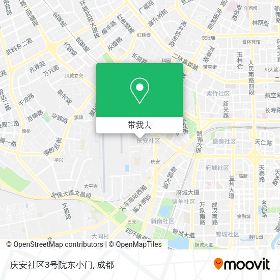 庆安社区3号院东小门地图