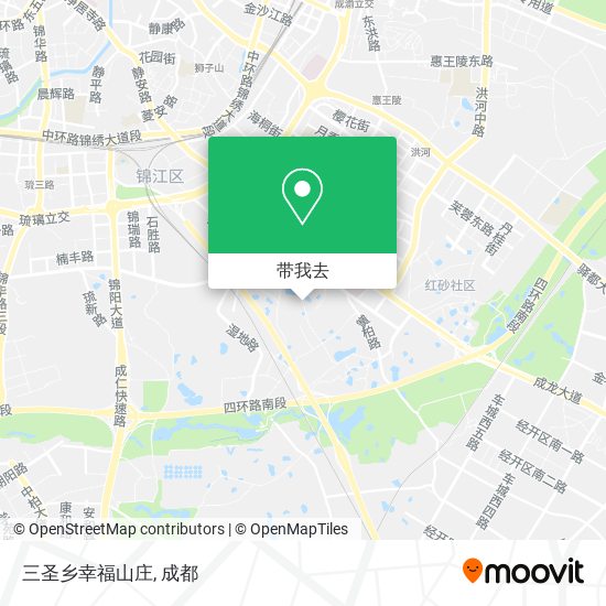 三圣乡幸福山庄地图