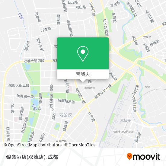 锦鑫酒店(双流店)地图