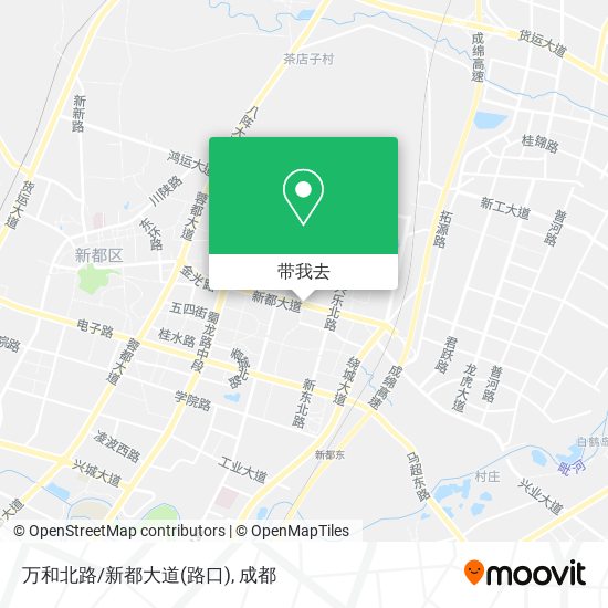 万和北路/新都大道(路口)地图