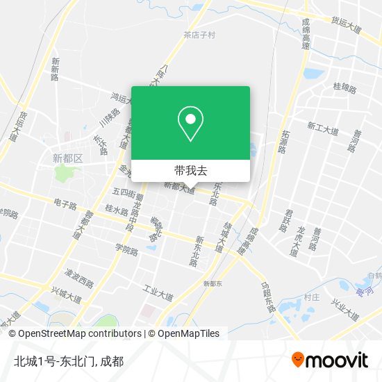 北城1号-东北门地图