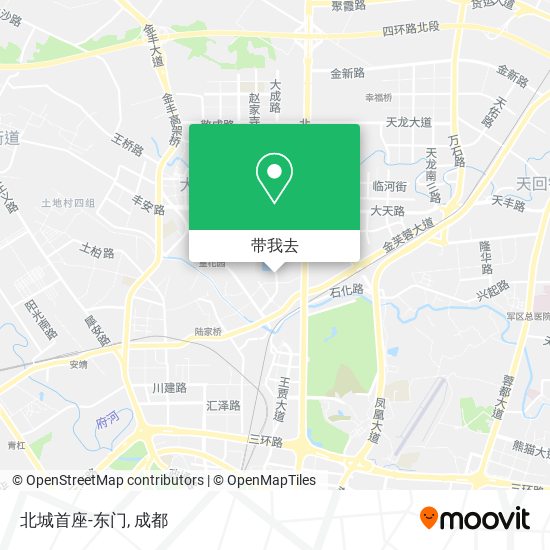 北城首座-东门地图
