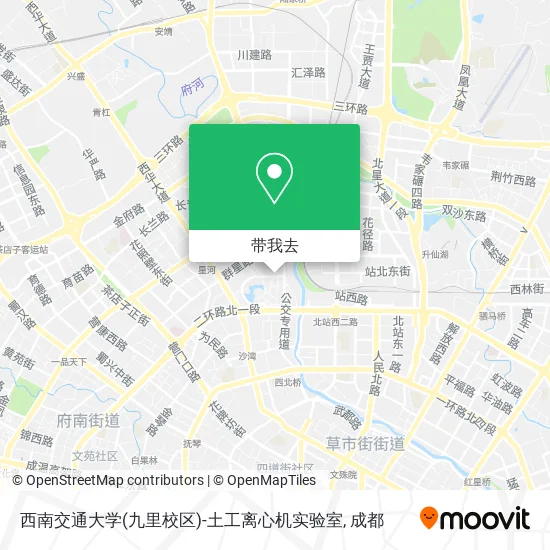 西南交通大学(九里校区)-土工离心机实验室地图