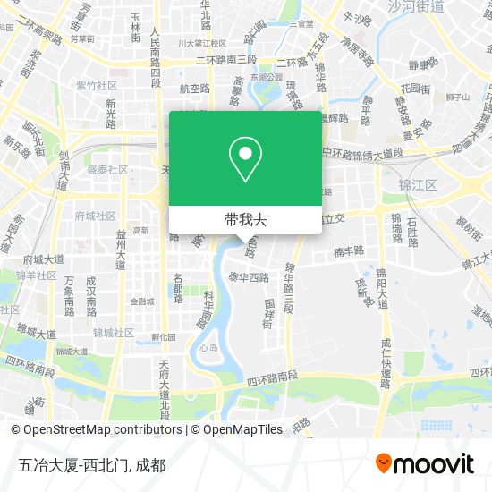 五冶大厦-西北门地图