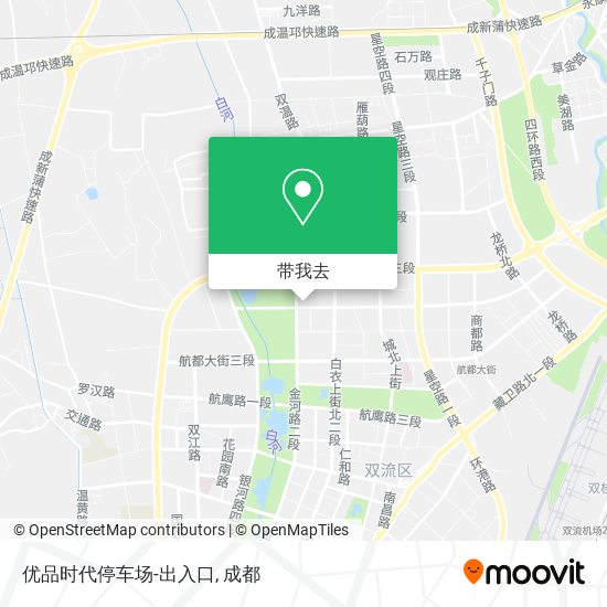 优品时代停车场-出入口地图