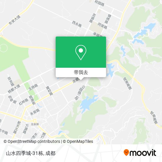 山水四季城-31栋地图