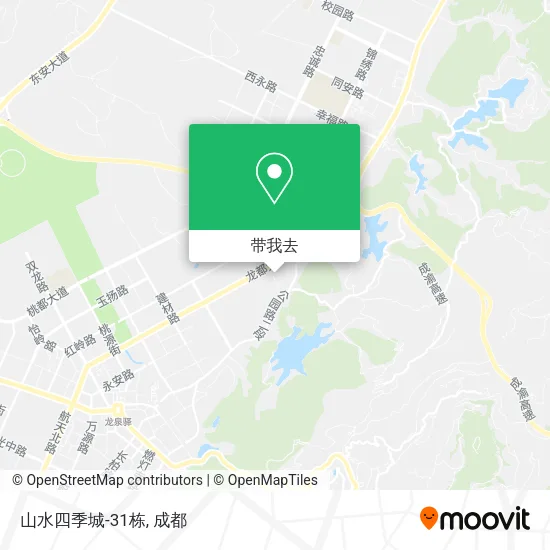 山水四季城-31栋地图