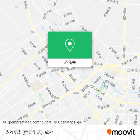 柒牌男装(赞元街店)地图