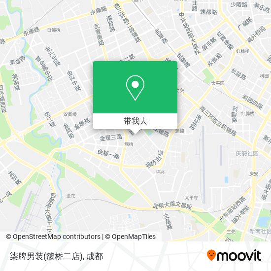 柒牌男装(簇桥二店)地图