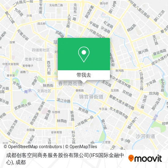成都创客空间商务服务股份有限公司(IFS国际金融中心)地图
