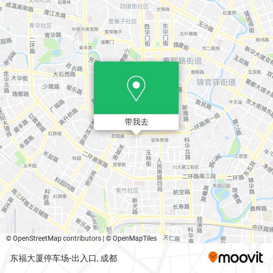 东福大厦停车场-出入口地图