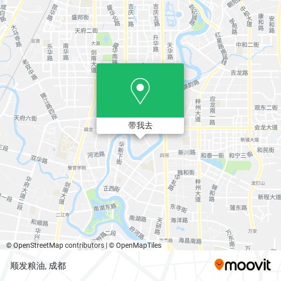 顺发粮油地图
