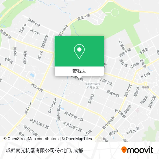 成都南光机器有限公司-东北门地图