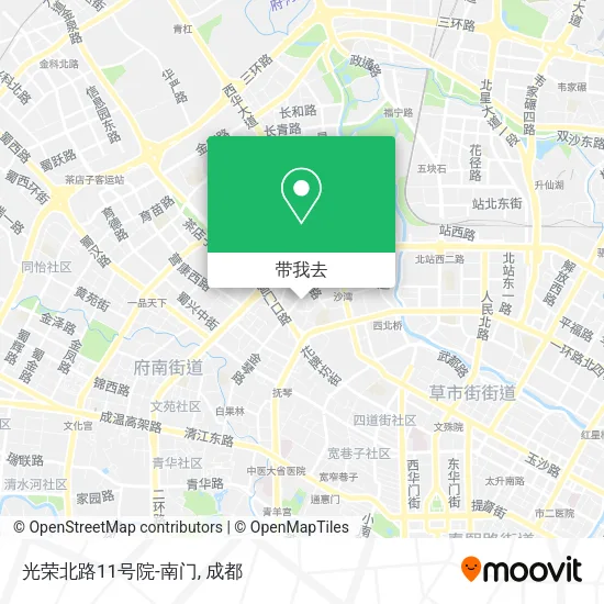 光荣北路11号院-南门地图