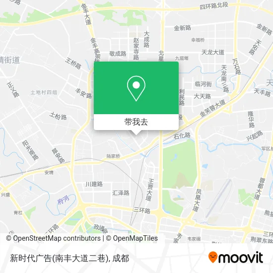新时代广告(南丰大道二巷)地图