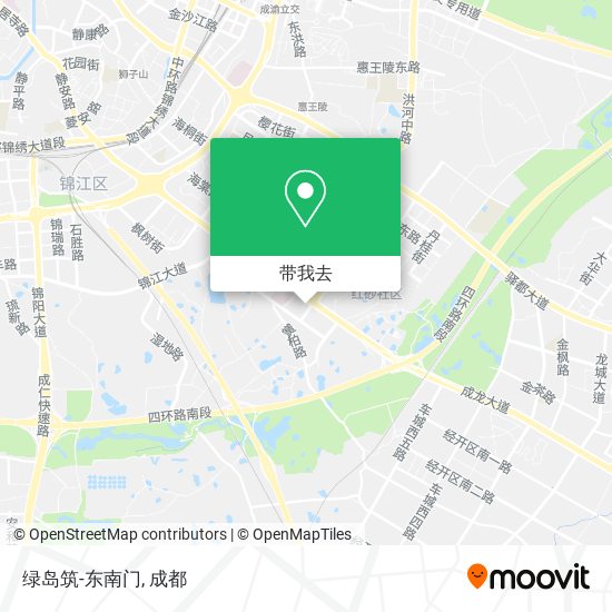 绿岛筑-东南门地图