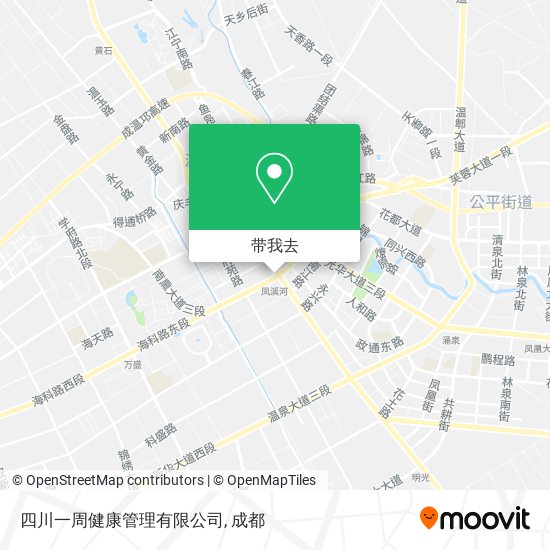 四川一周健康管理有限公司地图